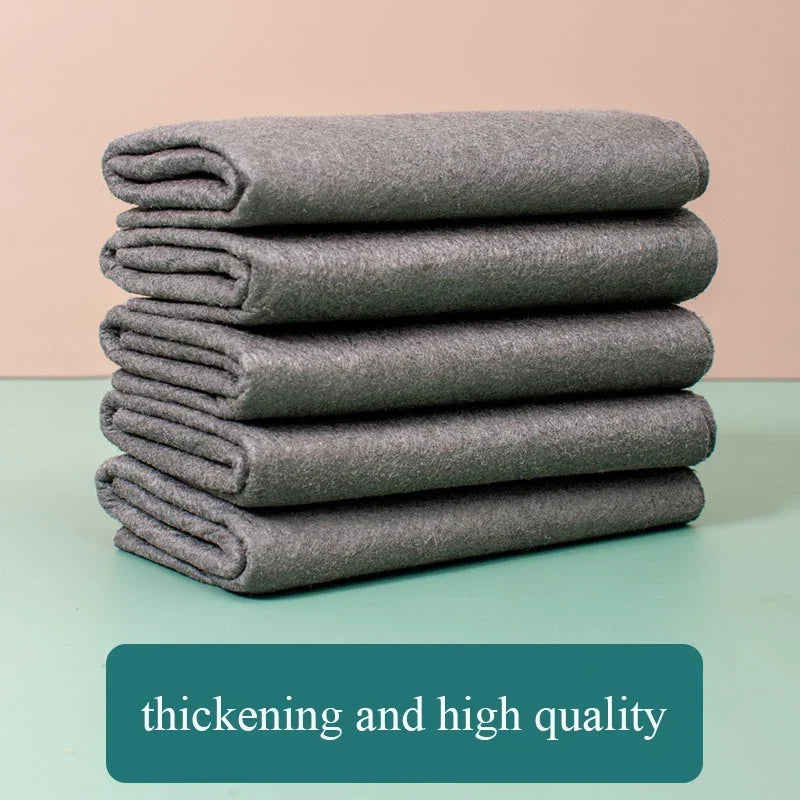 Thickened Microfiber Cleaning Cloths - Reusable No Trace Towels for Household &amp; Car Care
