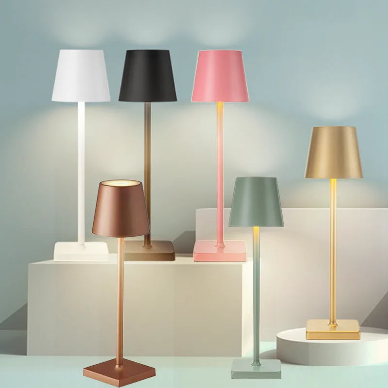 LED Table Lamp Touch Sensor Desk Night Light Ambient Bedside Light Fall 2026 Home Decor Trend