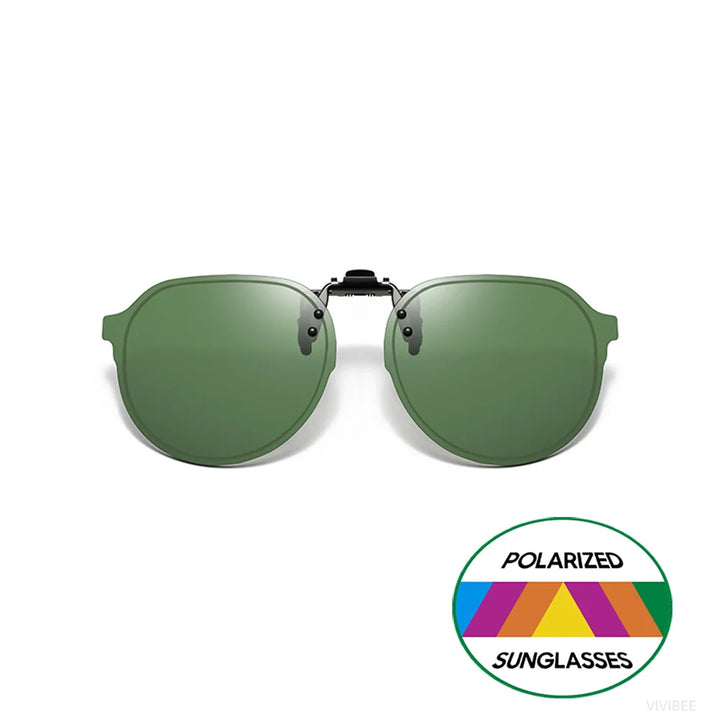 Clip-On Sunglasses Polarized UV400 Flip Up Clip Night Vision Clip Universal Goggles For Driving And Fishing Summer 2026