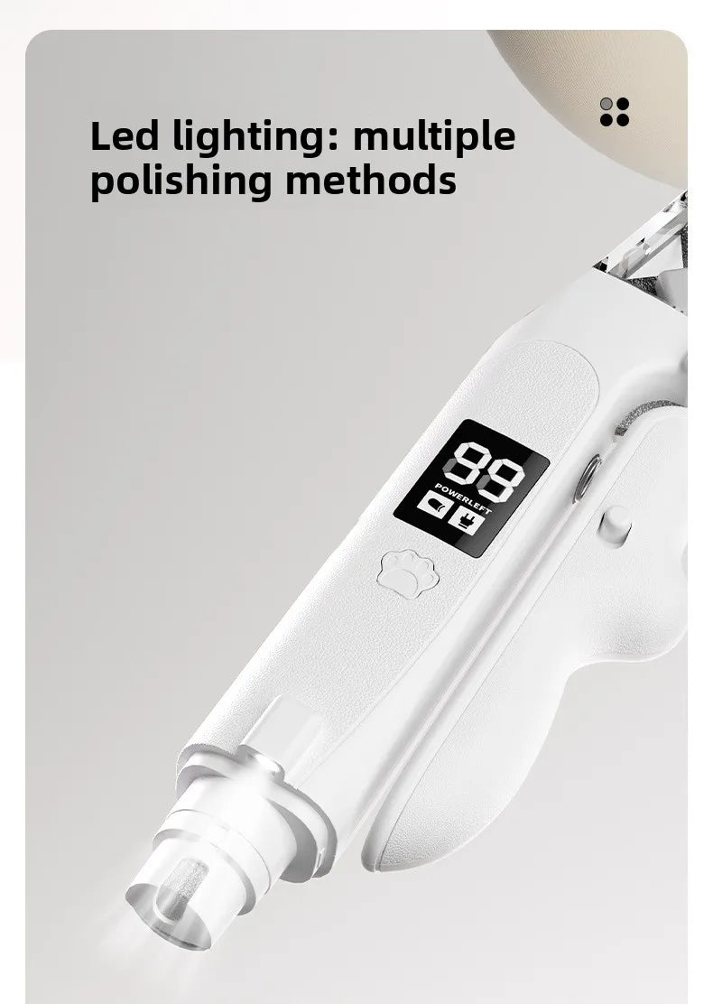 2-in-1 Pet Nail Clipper &amp; Grinder with LED Blood Line Light – USB-C Rechargeable Dog Cat Trimmer 2026