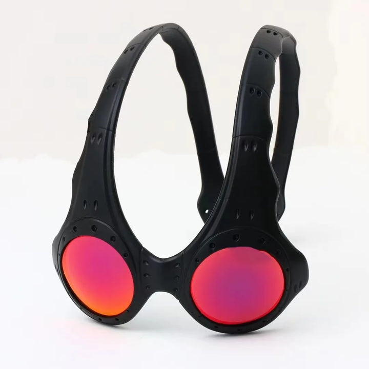 Sunglasses Metal Frame Oversized Round Lens Eyewear For Outdoor Cycling TikTok Viral Retro 2026