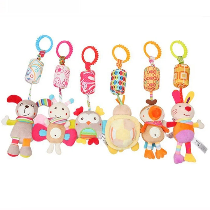 Baby Rattle Hanging Plush Toy Newborn Sensory Toys Gift