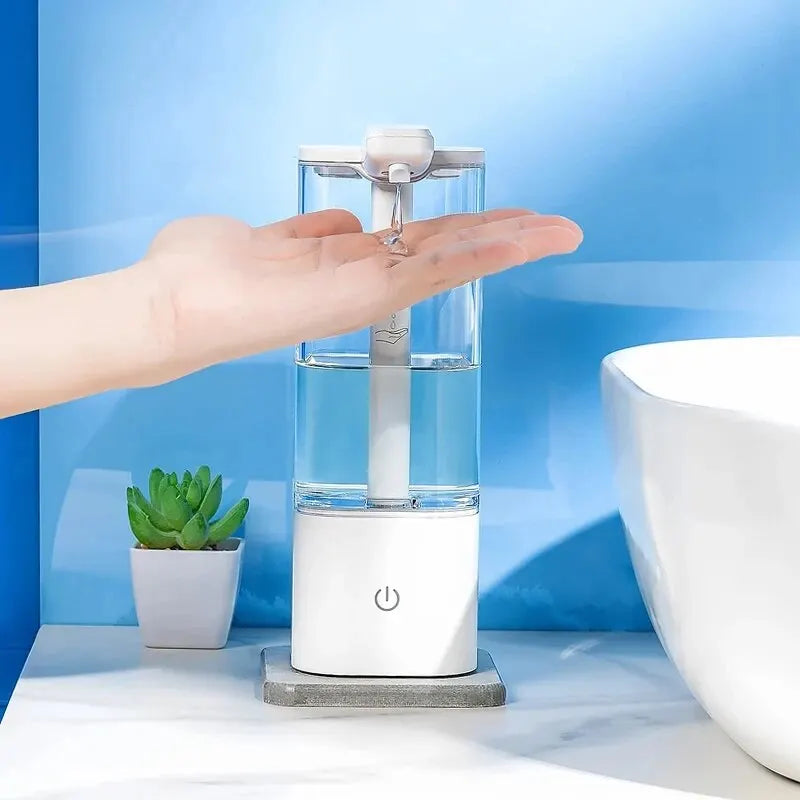 Automatic Sensor Hand Sanitizer Dispenser - 550ml Smart Soap Machine for Kitchen and Bathroom Use