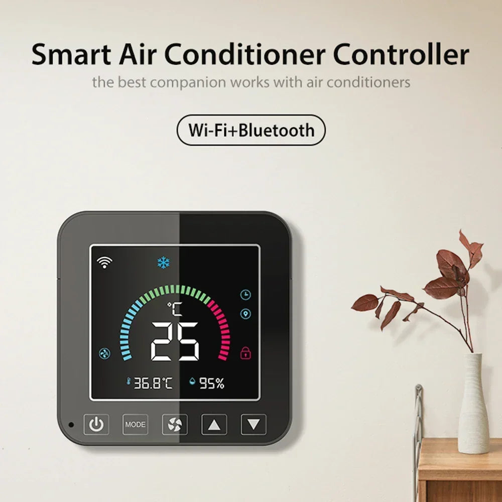 Smart Thermostat WiFi Infrared Controller For Air Conditioner Temperature Humidity Monitor Fall 2025 Home Automation