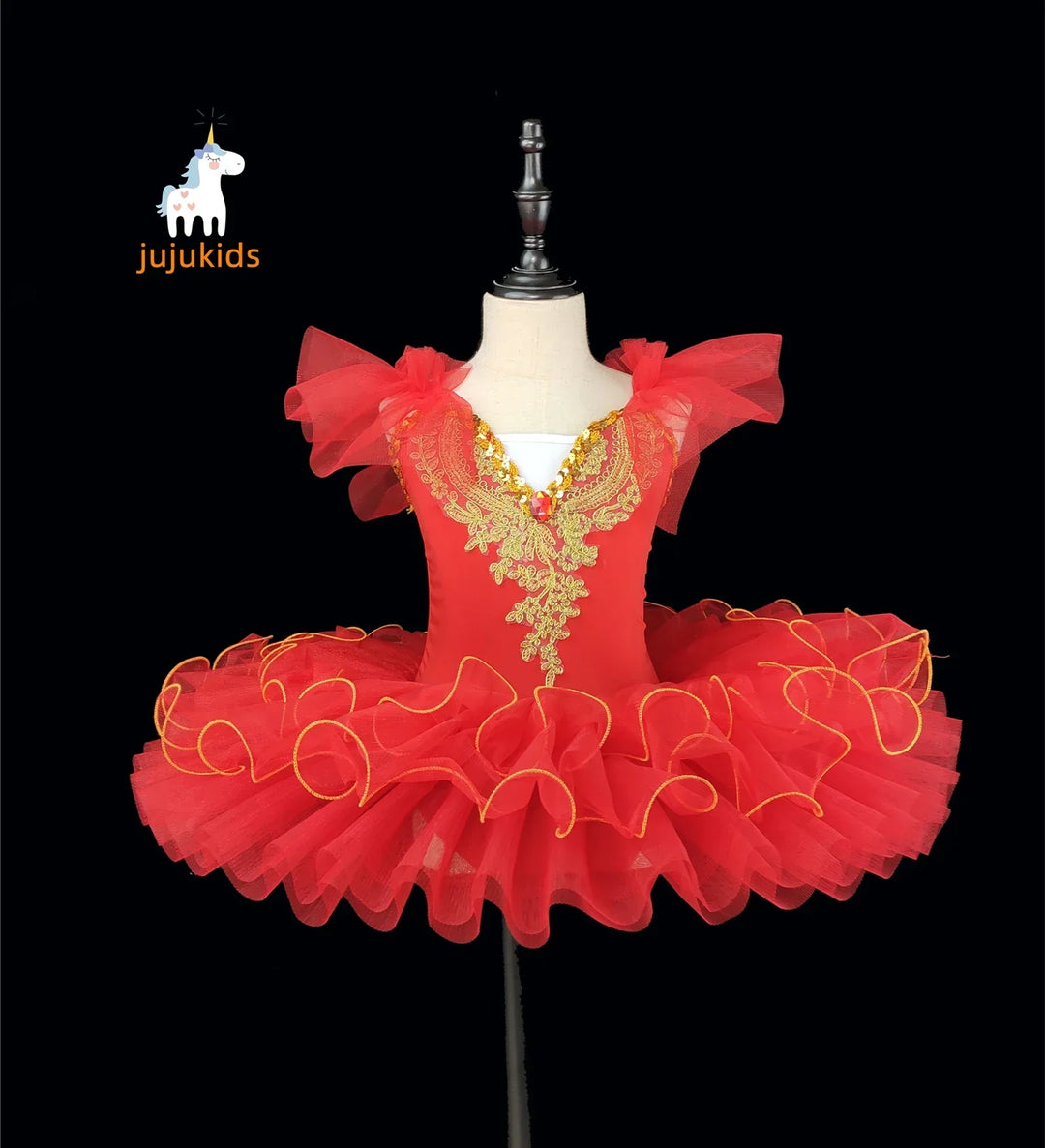 Lightweight girls ballet tutu - pancake-style, polyester, for recital performances