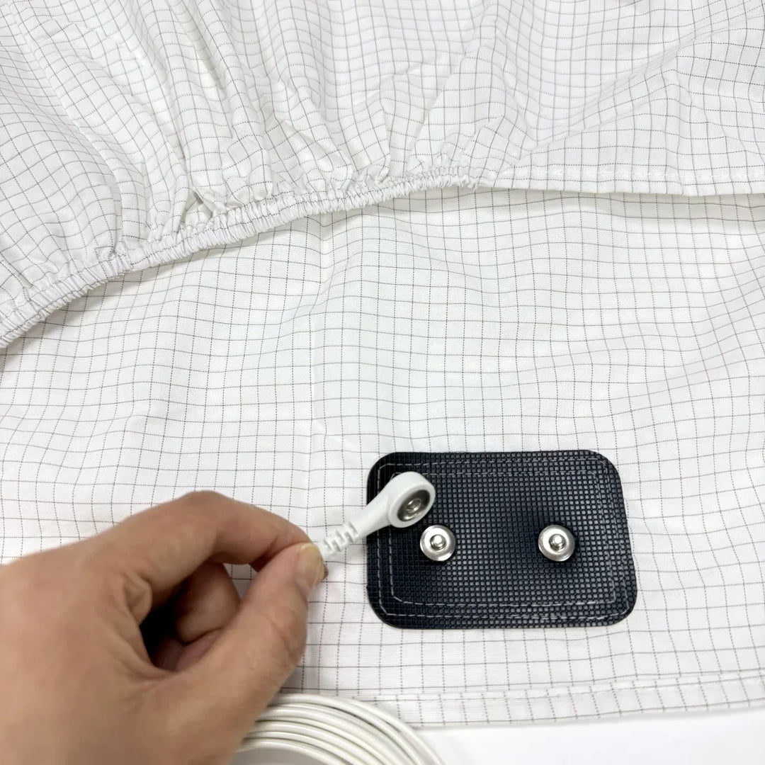 Earthing Silver Fiber Fitted Sheet Anti Static Grounding