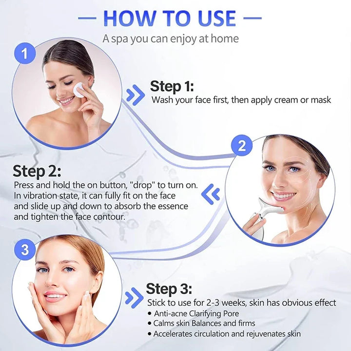 Face Lifting Massager EMS Neck And Face Device LED Photon Therapy Anti Wrinkle TikTok Viral Fall 2026 Gift