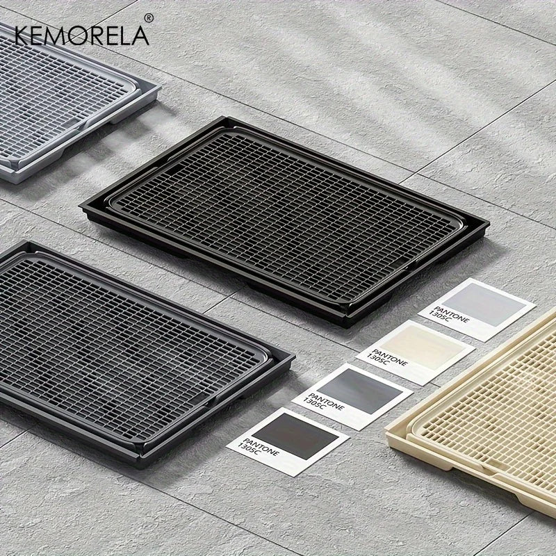 KEMORELA Extra Large Stainless Steel Cat Litter Box – Semi-Enclosed Leak-Proof High-Sided with Mat 2026