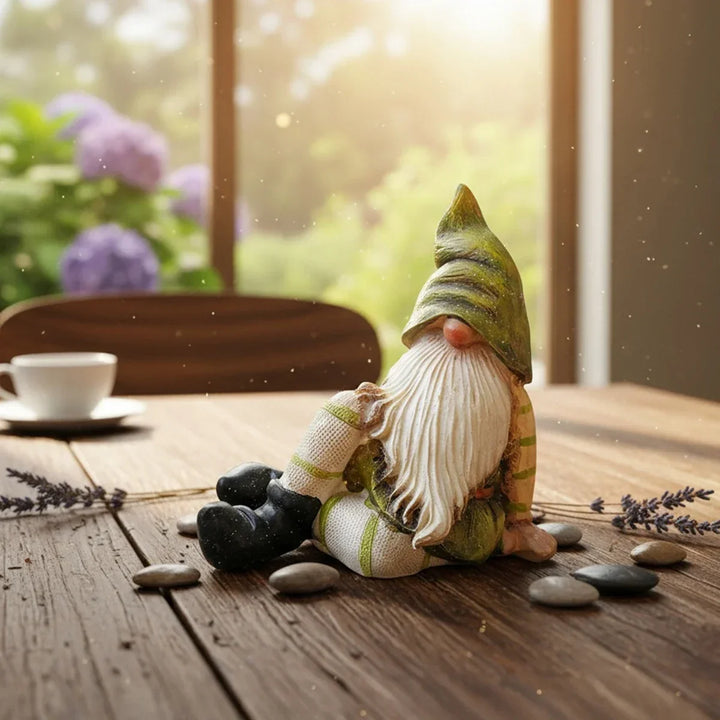 Garden Gnome Statue Resin Outdoor Decor Spring 2026 Gift Idea for Pots and Mini Landscapes