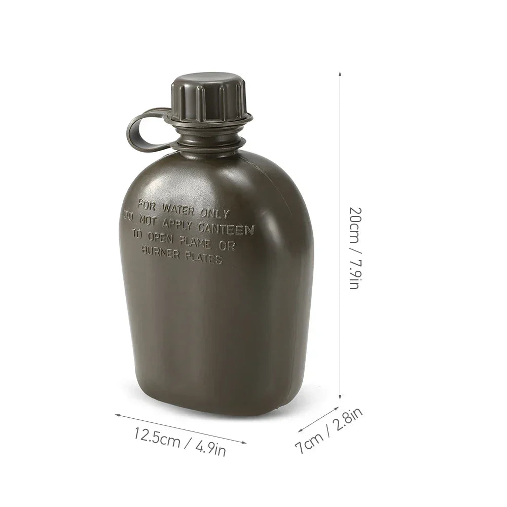 Water Bottle Canteen Fall 2025 Outdoor Hiking Survival Gear Durable Leakproof For Camping And Backpacking