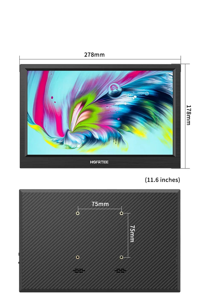 Portable Monitor 11.6 Inch HDMI Gaming Second Screen