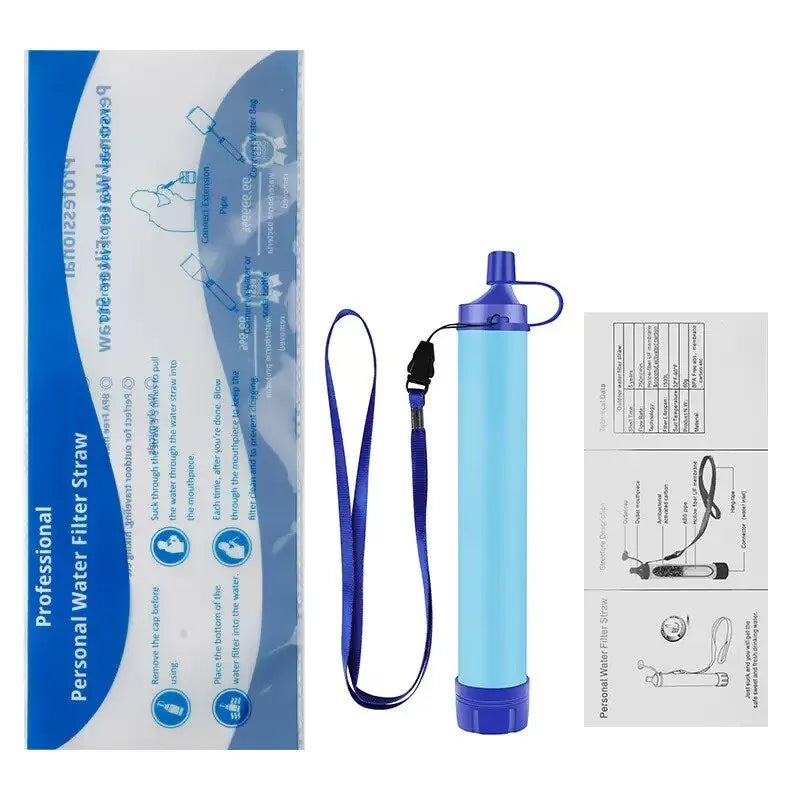 Personal Water Filter Straw – Portable Purifier for Camping, Hiking &amp; Emergency Survival 2026