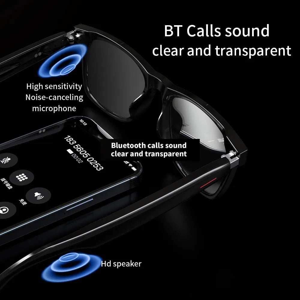 Smart Glasses Blue Light Polarized Audio Sunglasses
