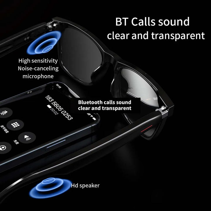 Smart Glasses Blue Light Polarized Audio Sunglasses