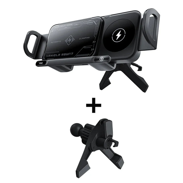 Wireless Car Charger Dual Coil Fold Screen Mount Fast Charge For Foldable Phones Air Vent Car Holder Fall 2026