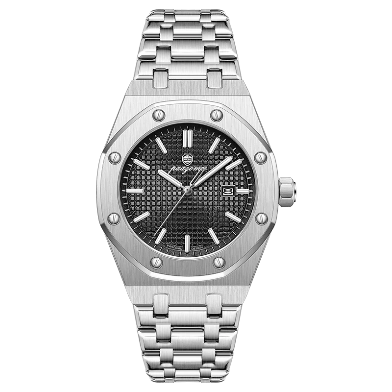 Quartz Stainless Steel Business Watch Waterproof Date