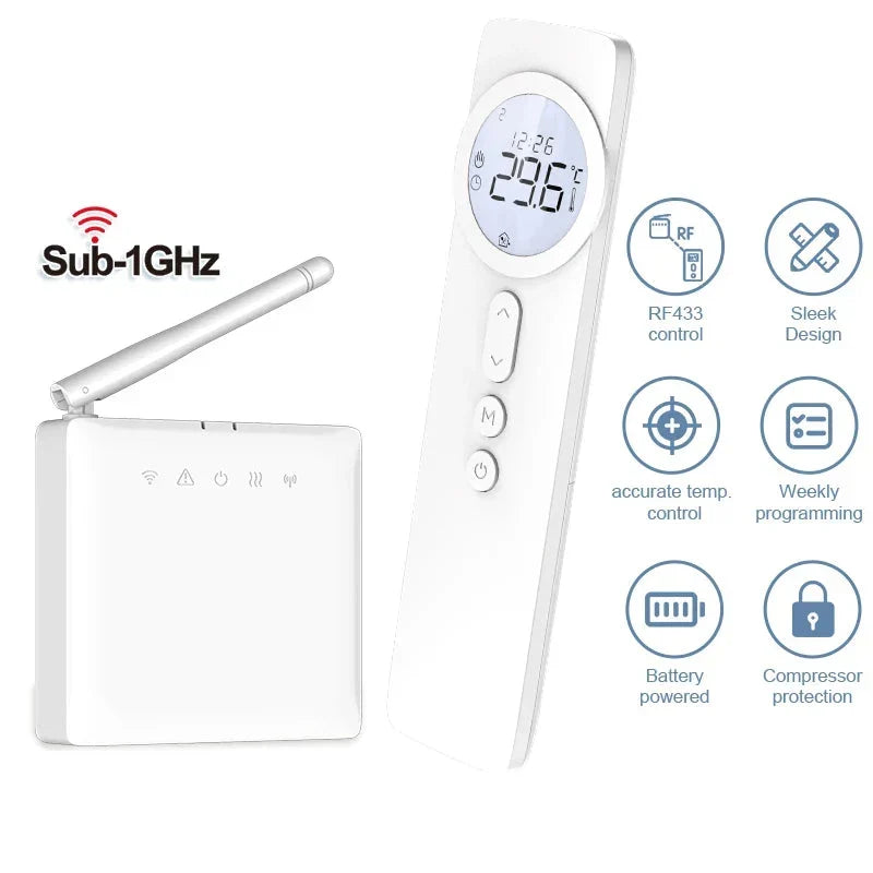 Smart Thermostat WiFi RF433 - Temperature Controller For Gas Boilers And Floor Heating, Fall 2025 Energy Saving
