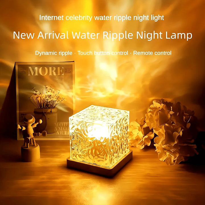 Projection Light Ocean Wave Aurora LED Night Light With Remote USB Powered Dimmable Rotating Fall 2026 Gift Idea