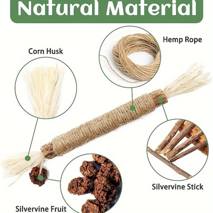 1Pc 14cm Cat Toys Silvervine Chew Stick for Kitty Teeth Cleaning Pet Supplies