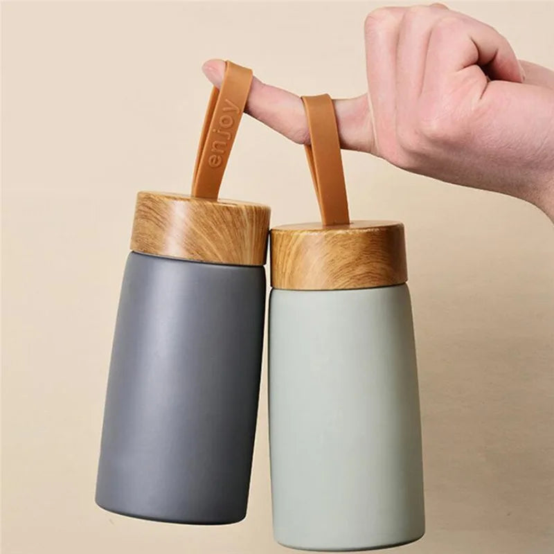 260ml Insulated Coffee Mug - 304 Stainless Steel Travel Tumbler, Portable Thermal Flask for Hot Drinks, Mini Water Bottle