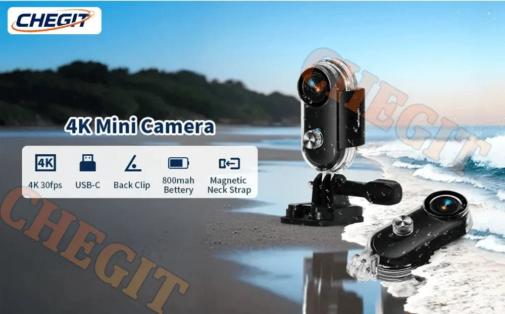 Action Camera Mini 4K 1080P Helmet And Bike Mount WiFi Full HD Sports Cam Summer 2026 Gear For Action Sports