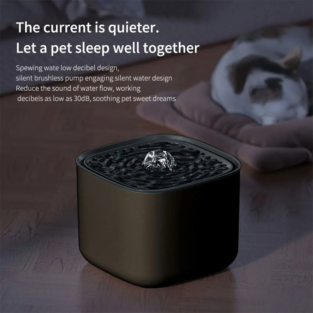 New Cat Water Fountain 3L Ultra Quiet Pet Drinking Dispenser for Cats and Dogs Easy to Clean