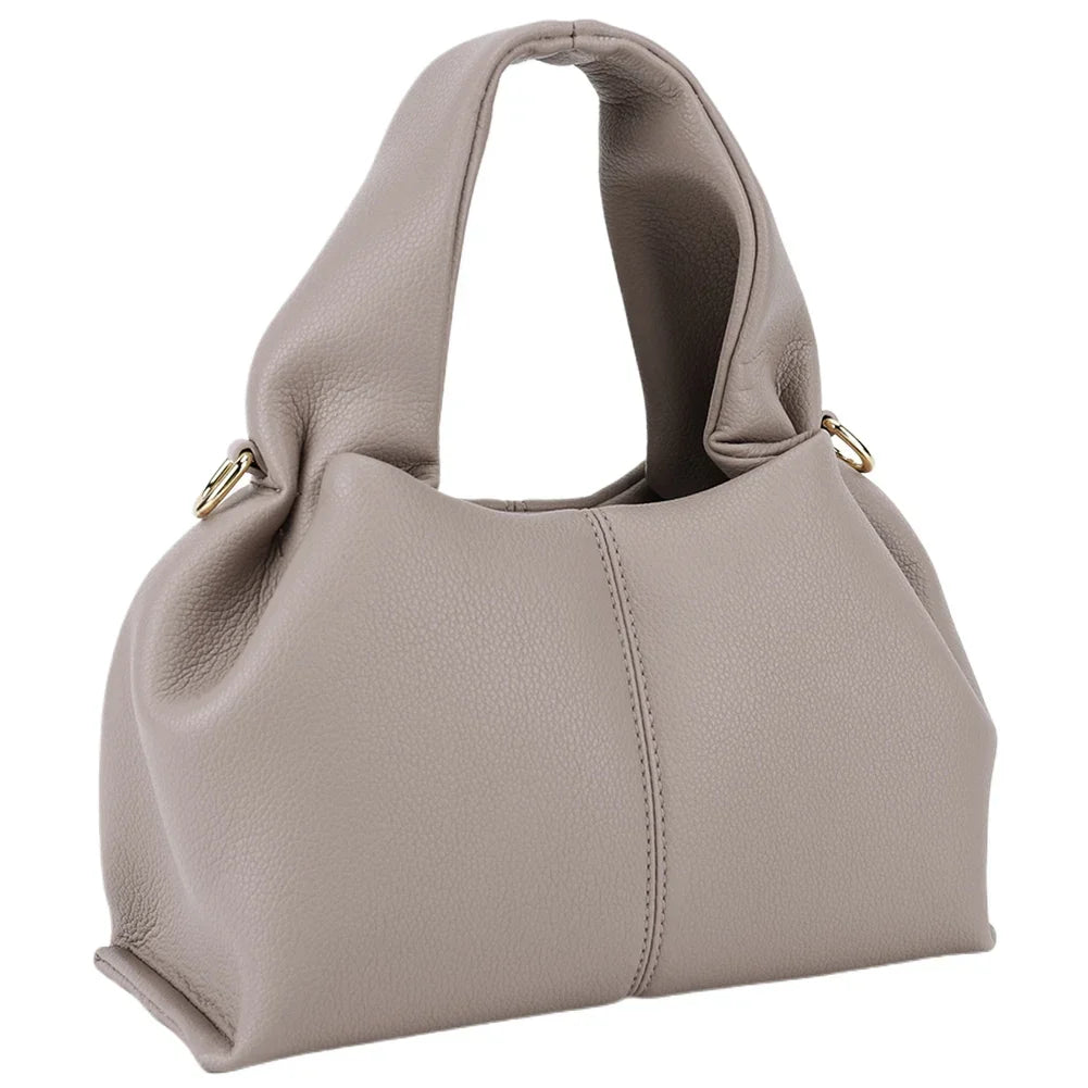 Fashion Clouds Shoulder Bag PU Leather Retro Crossbody Bag for Ladies, Perfect Lunchbox Tote