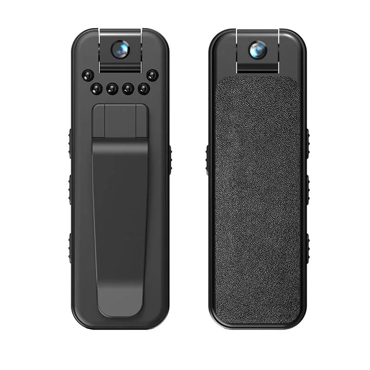 Wifi 1080P Body Mini Camera with Night Vision - Portable Police BodyCam, Infrared Camcorder for Indoor/Outdoor Use