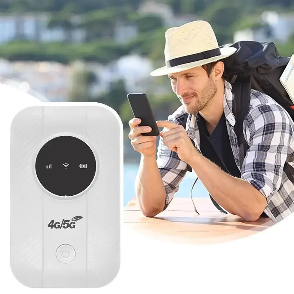 Portable WiFi Router Travel Hotspot High Speed Compatible With 4G/5G SIM Card Required Back to School 2026