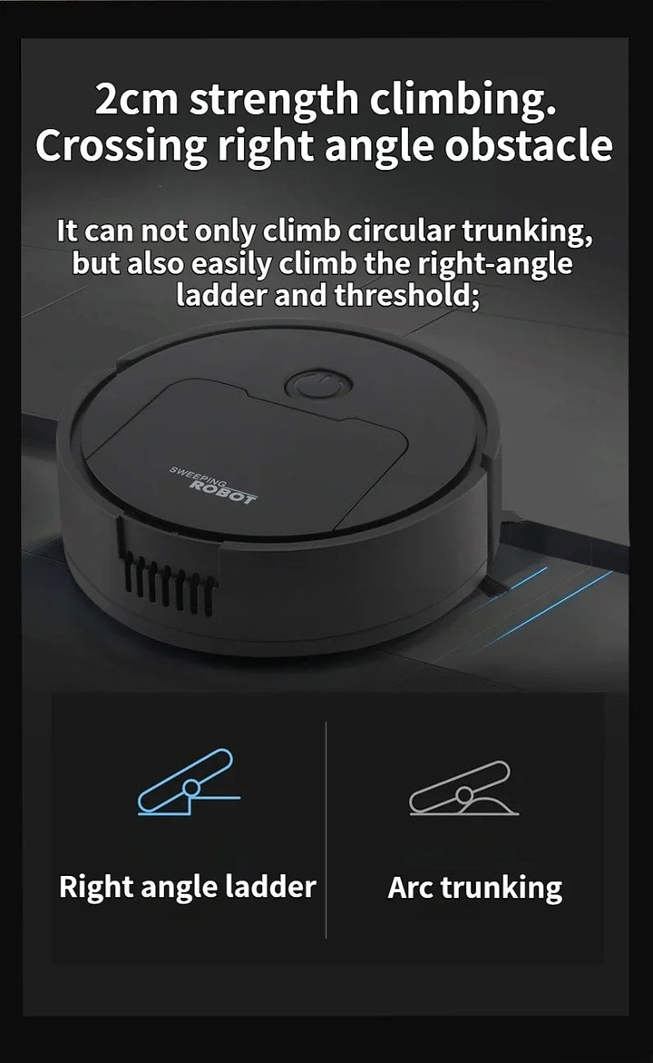 Suction Sweeping Robot 3 In 1 Mini Automatic Sweeper
