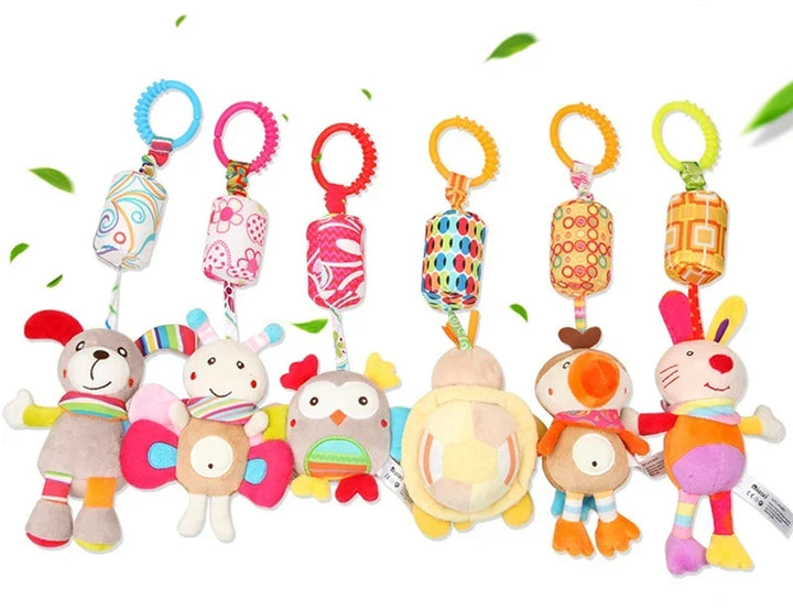 Baby Rattle Hanging Plush Toy Newborn Sensory Toys Gift