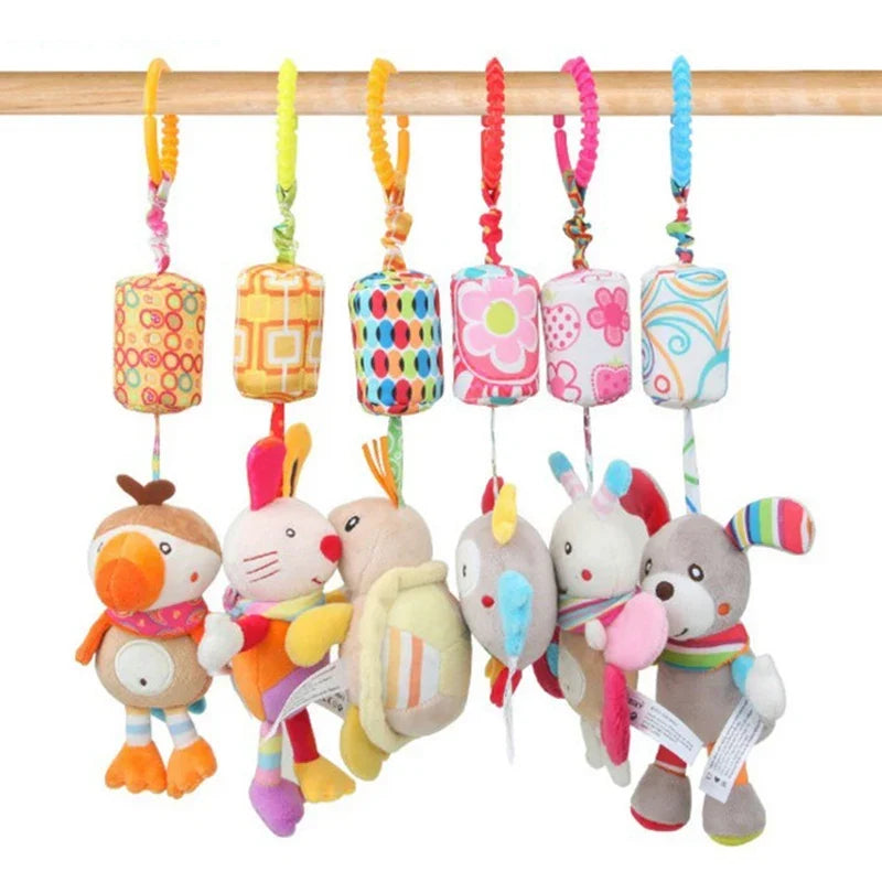 Baby Rattle Hanging Plush Toy Newborn Sensory Toys Gift
