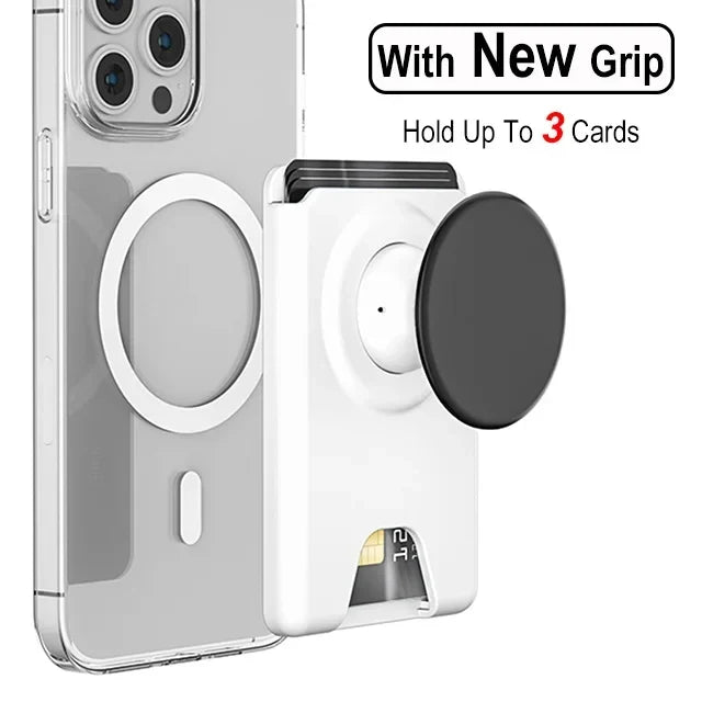 Magnetic Wallet With Expanding Grip For Phones Universal Card Holder Case Anti Scratch And Dustproof Back To School 2026