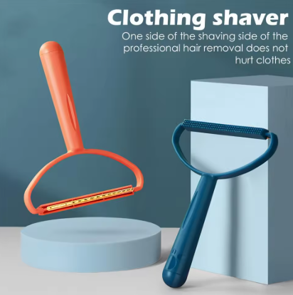 Manual Lint Remover for Home Use - Plastic Metal No Battery Trimmer for Coats Hats