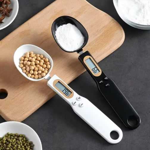 Electronic Kitchen Scale 500g 0.1g LCD Digital Spoon Scale for Food and Baking Measurement Tool