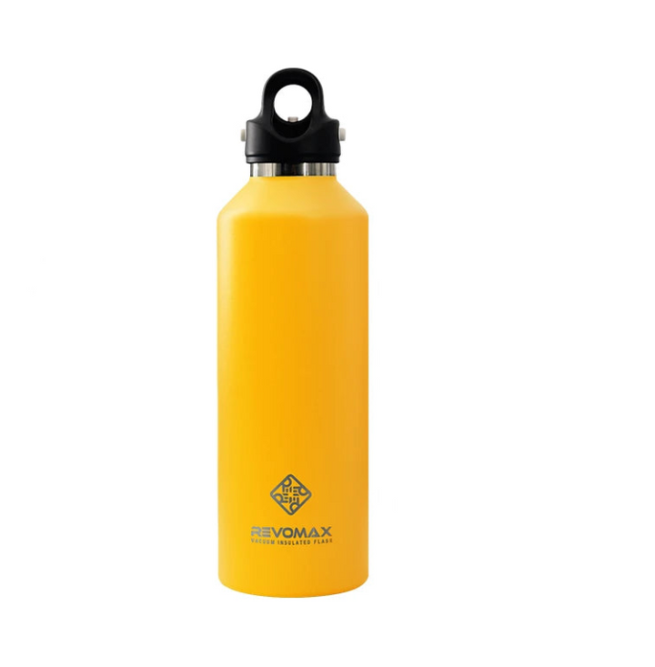 950ml Large Capacity Stainless Steel Thermos Flask Portable Insulated Tumbler No Screw Lid for Travel Outdoors
