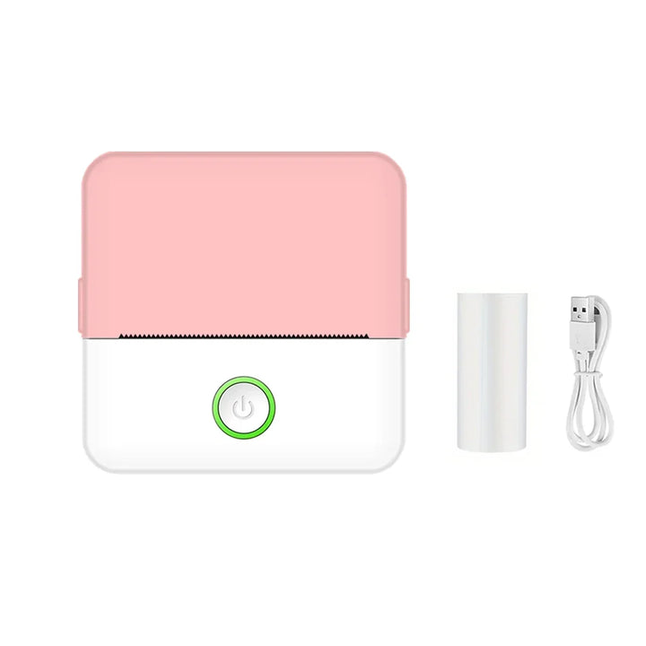 Mini HD Portable Label Thermal Printer for Students, Bluetooth Inkless Printing Device