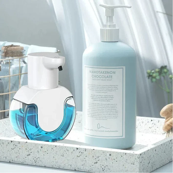 Smart Soap Dispenser 420ml Touchless Motion Sensor Wall-Mounted Liquid Foam Device