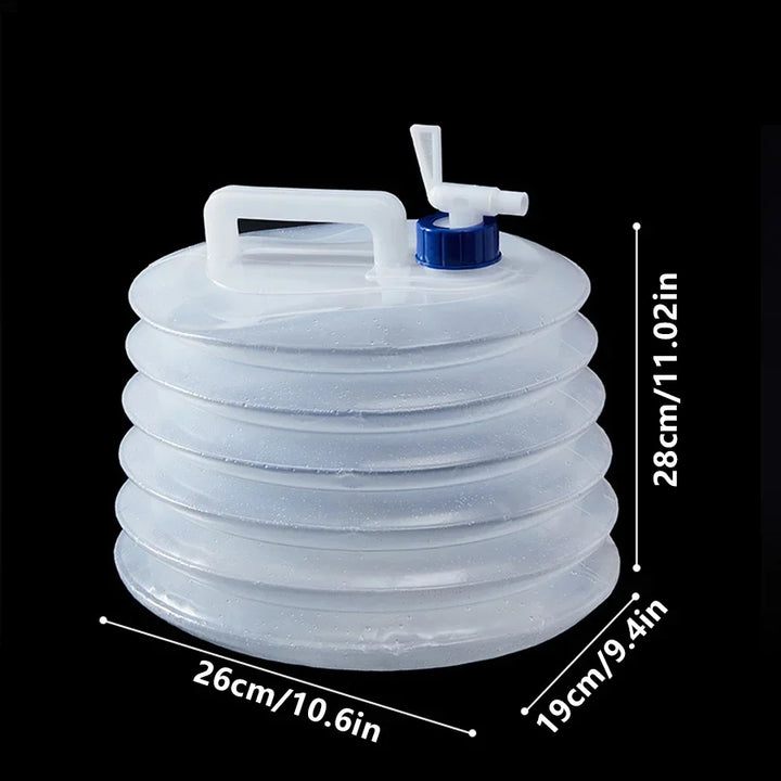 Portable Foldable Collapsible Water Bag 5–15L – Outdoor Camping Hiking Picnic Emergency Carrier 2026