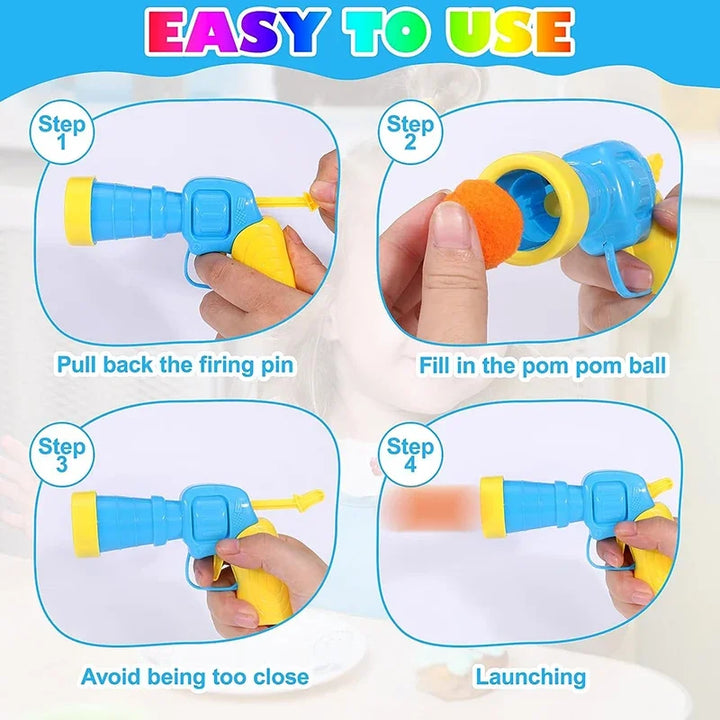 Cat Toys Interactive Launch Toy for Kittens - Plush Ball Shooter Pet Supplies