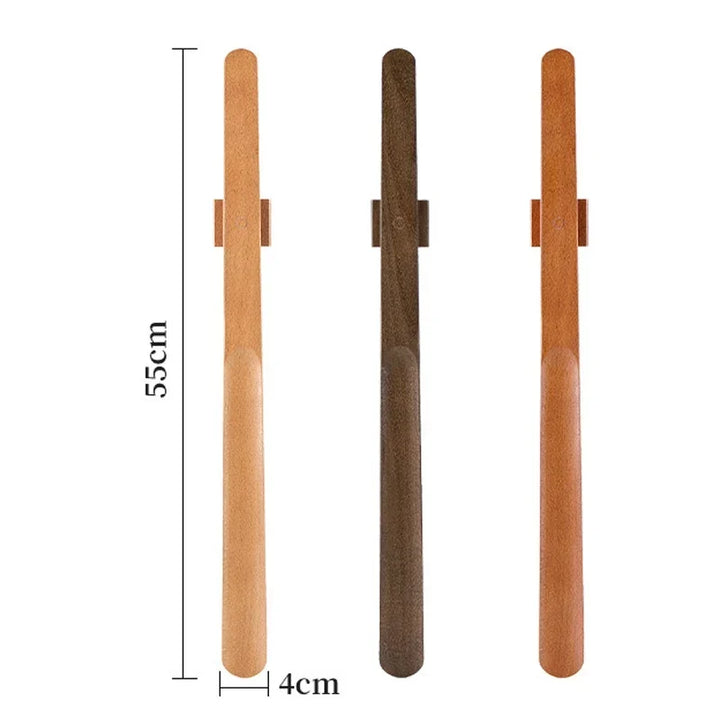 Shoehorn Wooden Magnetic 55cm Beech Long Handle Easy Wear