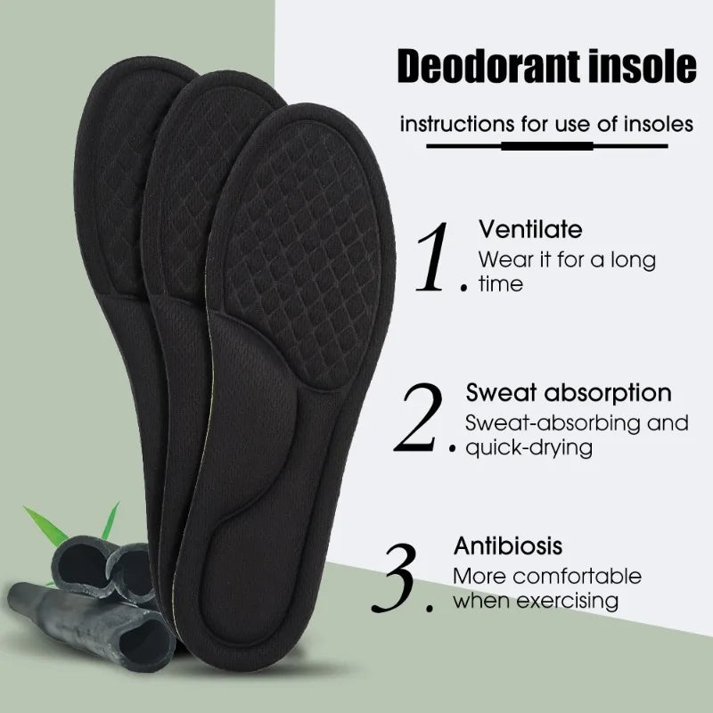 Memory Foam Orthopedic Insoles 12 Pack Antibacterial Plantar Fascia Insole