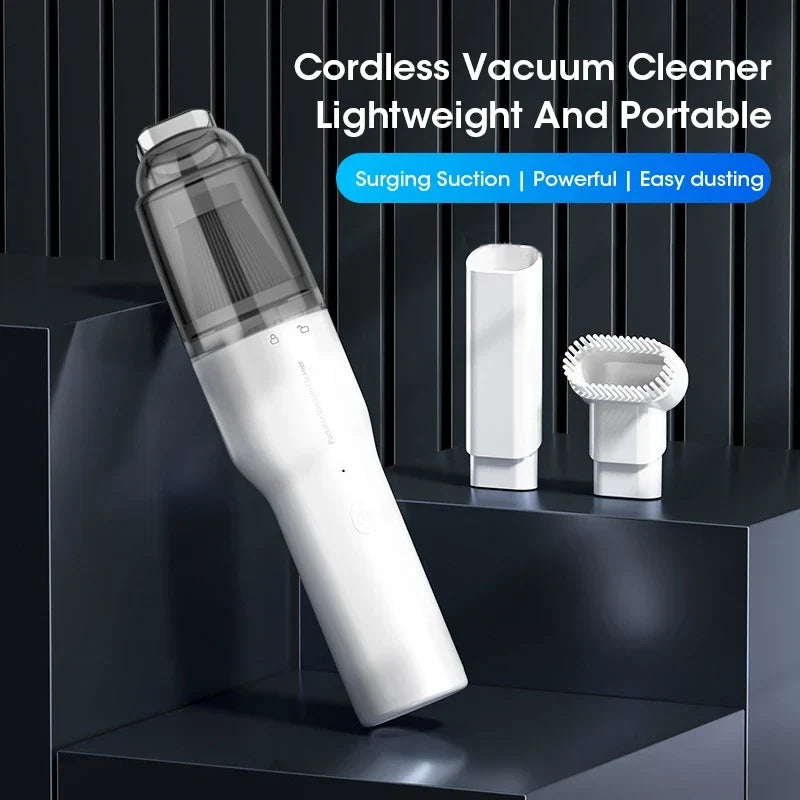 Rechargeable Handheld Car Vacuum Cleaner - Wireless Portable Dust Removal for Household Cleaning