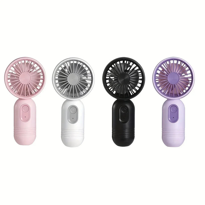 Mini Portable Handheld Fan - USB Charging, 3-Speed Small Fan for Office, Outdoor Travel and Camping