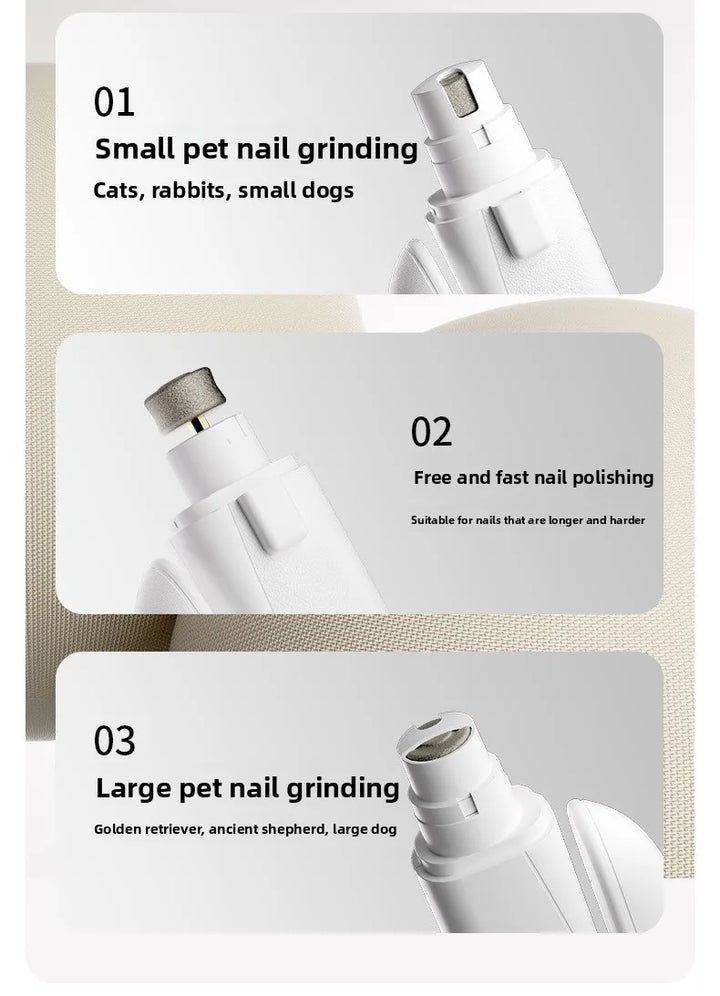 2-in-1 Pet Nail Clipper &amp; Grinder with LED Blood Line Light – USB-C Rechargeable Dog Cat Trimmer 2026