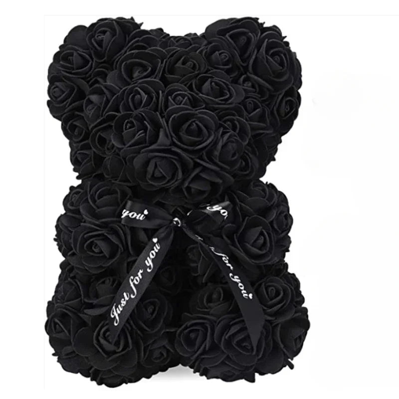 Eternal Rose Bear With LED Lights Gift Decor 2026 Mother Day Valentine Day Trend Gift Ready