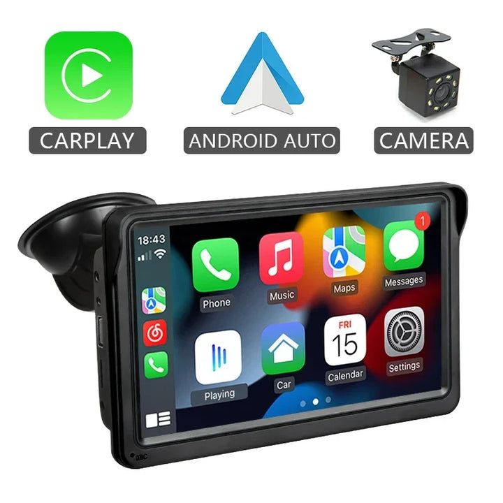 CarPlay Wireless Head Unit 7 Inch In Dash Car Stereo Universal Touch Screen Wireless Android Auto Fall 2025