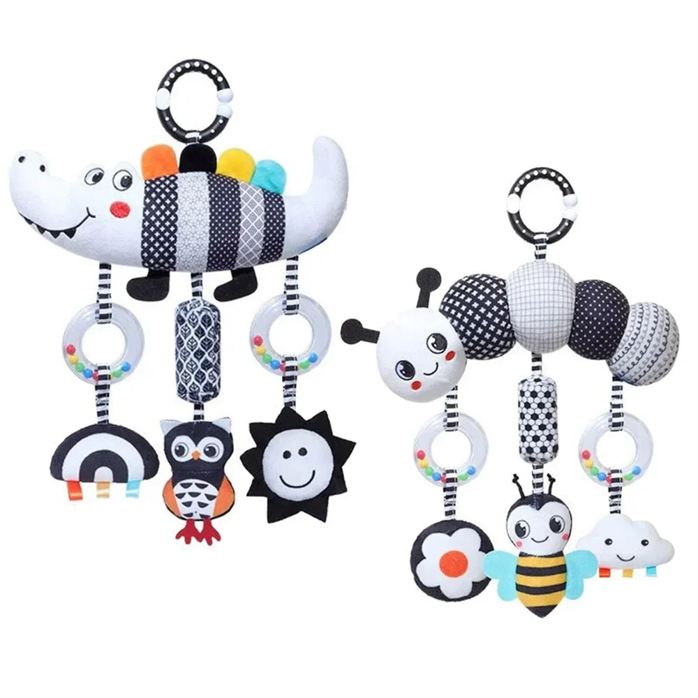 Baby Rattle Stroller Hanging Toy Newborn Sensory Toys