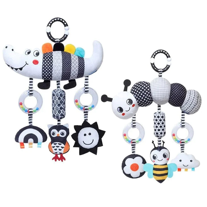 Baby Rattle Stroller Hanging Toy Newborn Sensory Toys
