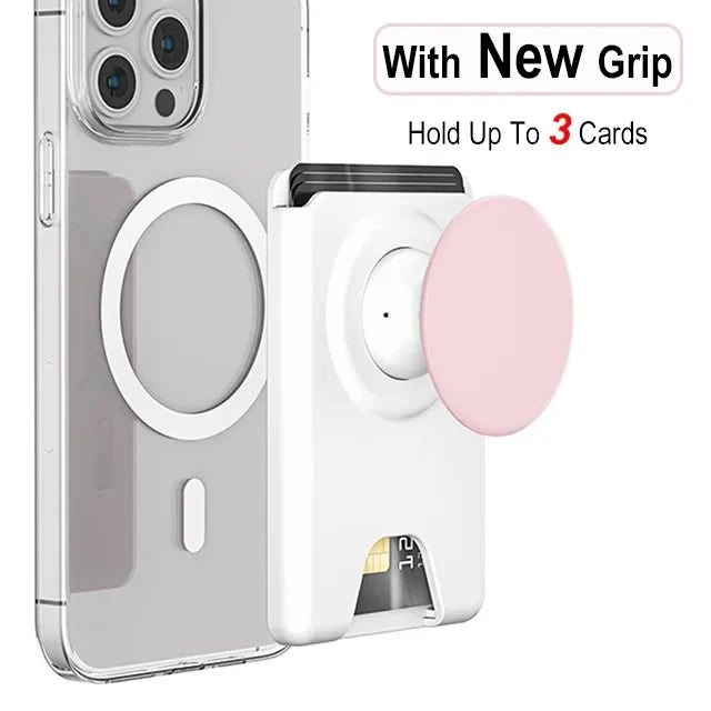 Magnetic Wallet With Expanding Grip For Phones Universal Card Holder Case Anti Scratch And Dustproof Back To School 2026